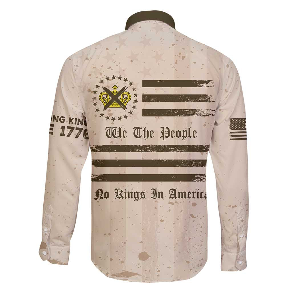 No Kings In America Family Matching Puletasi and Hawaiian Shirt We The People - Wonder Print Shop