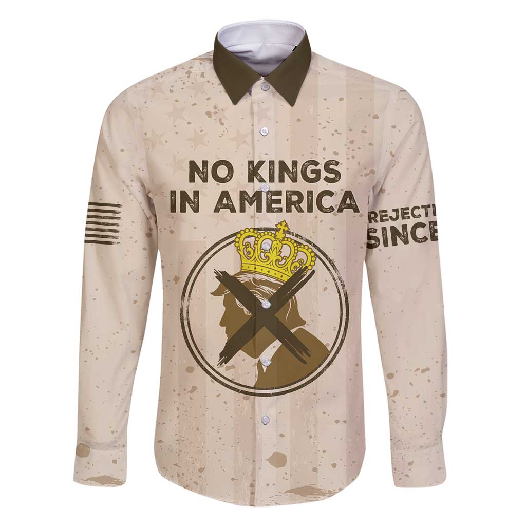 No Kings In America Family Matching Summer Maxi Dress and Hawaiian Shirt We The People - Wonder Print Shop