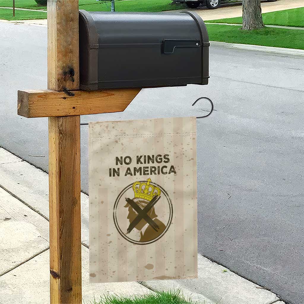No Kings In America Garden Flag We The People - Wonder Print Shop