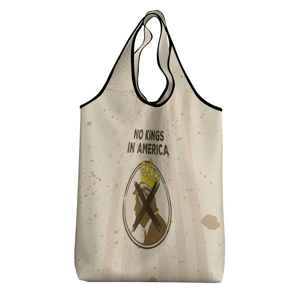 No Kings In America Grocery Bag We The People - Wonder Print Shop