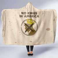 No Kings In America Hooded Blanket We The People - Wonder Print Shop