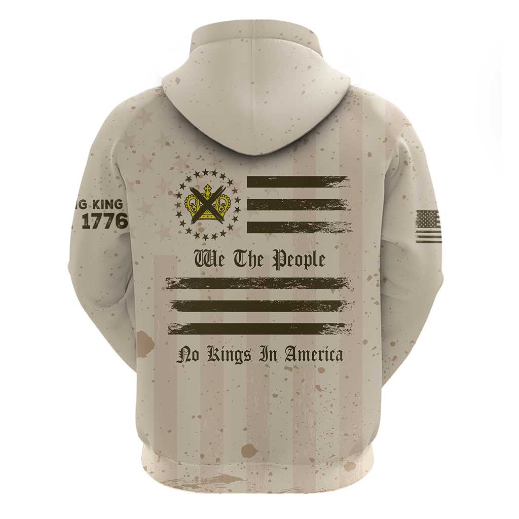 No Kings In America Hoodie We The People - Wonder Print Shop