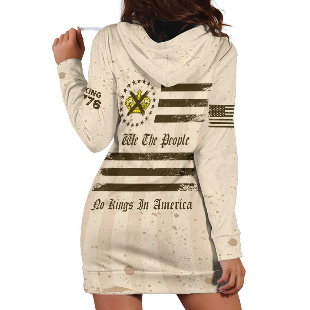 No Kings In America Hoodie Dress We The People - Wonder Print Shop
