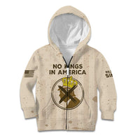 No Kings In America Kid Hoodie We The People - Wonder Print Shop