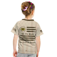 No Kings In America Kid T Shirt We The People - Wonder Print Shop
