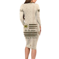 No Kings In America Long Sleeve Bodycon Dress We The People - Wonder Print Shop