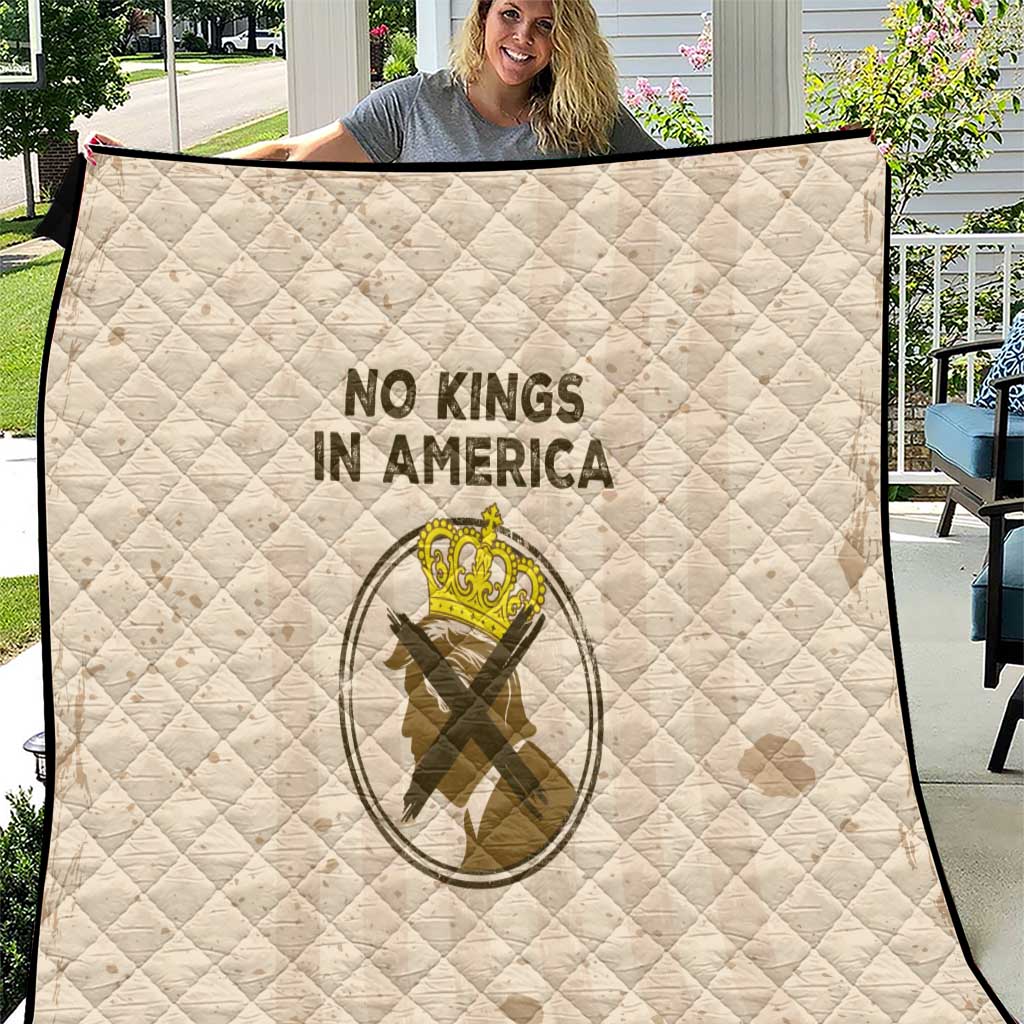 No Kings In America Quilt We The People - Wonder Print Shop