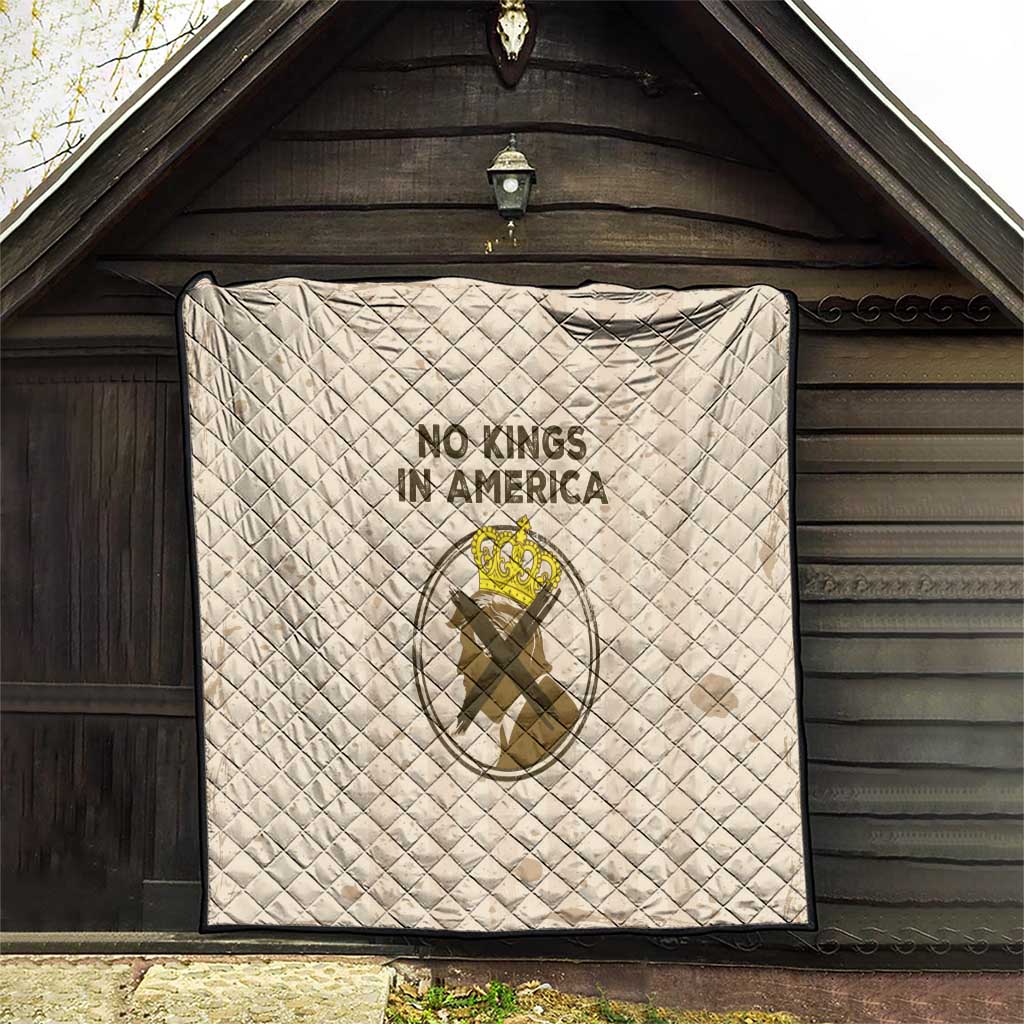 No Kings In America Quilt We The People - Wonder Print Shop
