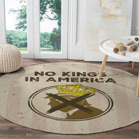 No Kings In America Round Carpet We The People - Wonder Print Shop