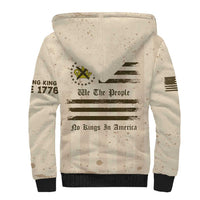 No Kings In America Sherpa Hoodie We The People - Wonder Print Shop