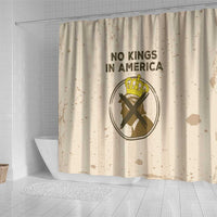 No Kings In America Shower Curtain We The People - Wonder Print Shop