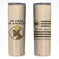 No Kings In America Skinny Tumbler We The People - Wonder Print Shop