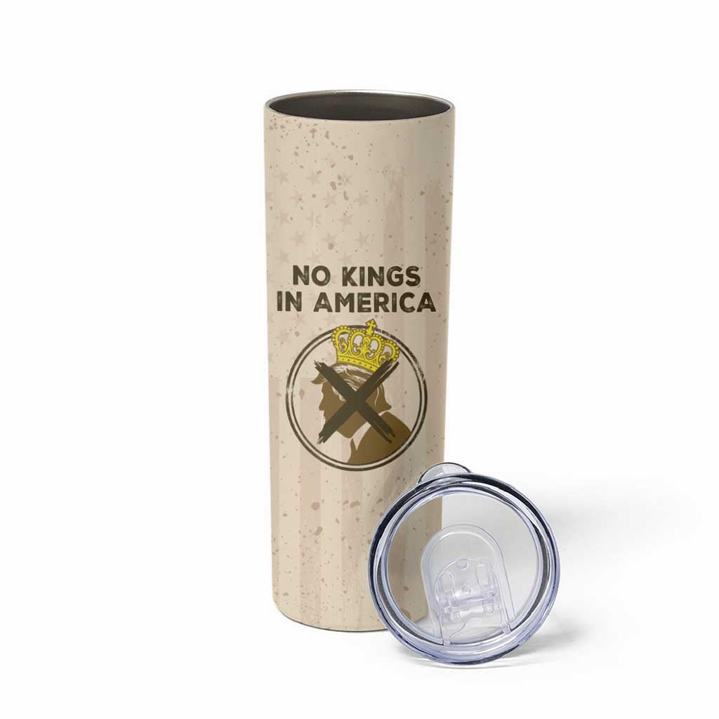 No Kings In America Skinny Tumbler We The People - Wonder Print Shop