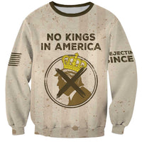 No Kings In America Sweatshirt We The People - Wonder Print Shop
