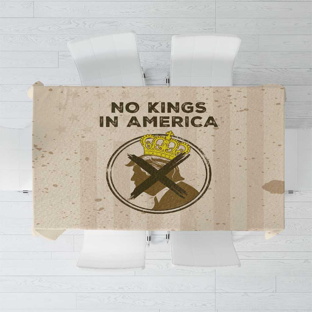 No Kings In America Tablecloth We The People - Wonder Print Shop
