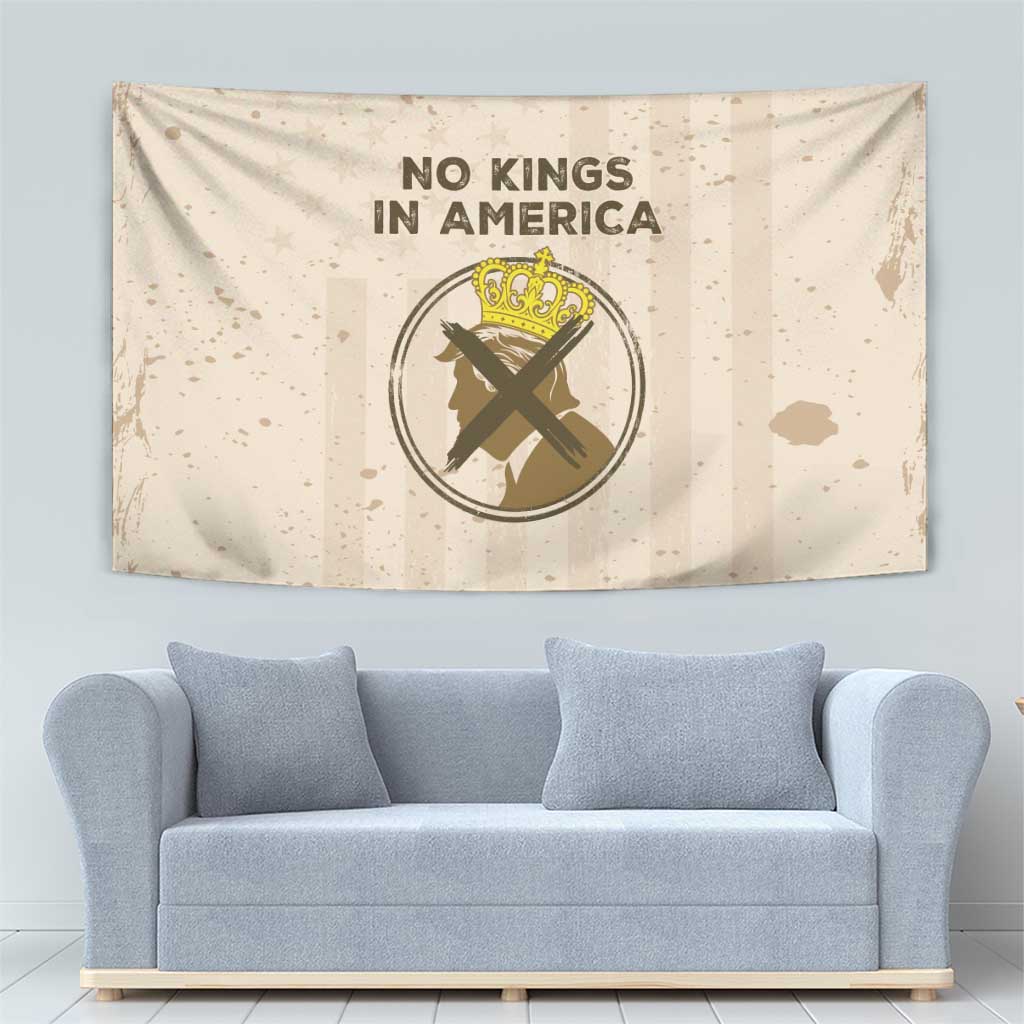 No Kings In America Tapestry We The People - Wonder Print Shop