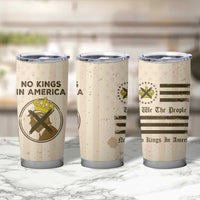 No Kings In America Tumbler Cup We The People - Wonder Print Shop