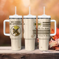 No Kings In America Tumbler With Handle We The People - Wonder Print Shop