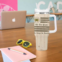 No Kings In America Tumbler With Handle We The People - Wonder Print Shop