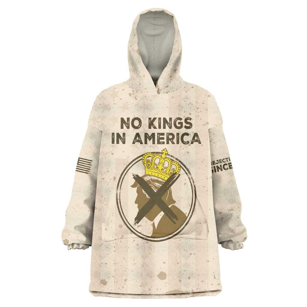 No Kings In America Wearable Blanket Hoodie We The People - Wonder Print Shop