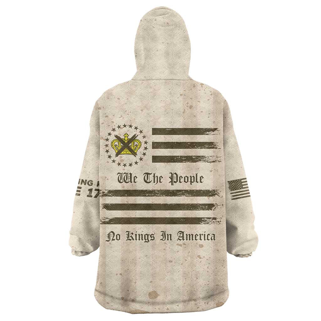 No Kings In America Wearable Blanket Hoodie We The People - Wonder Print Shop