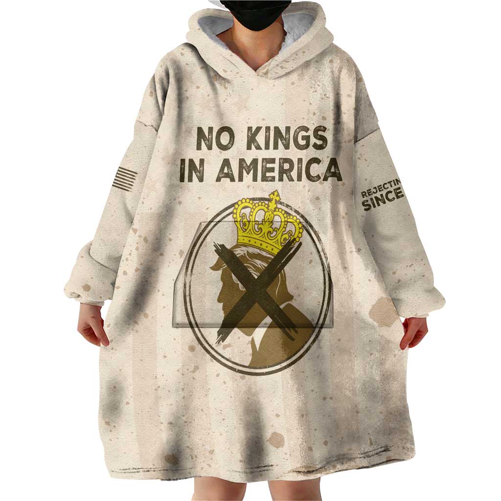 No Kings In America Wearable Blanket Hoodie We The People - Wonder Print Shop