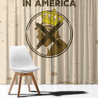 No Kings In America Window Curtain We The People - Wonder Print Shop