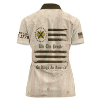 No Kings In America Women Polo Shirt We The People - Wonder Print Shop