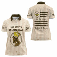 No Kings In America Women Polo Shirt We The People - Wonder Print Shop