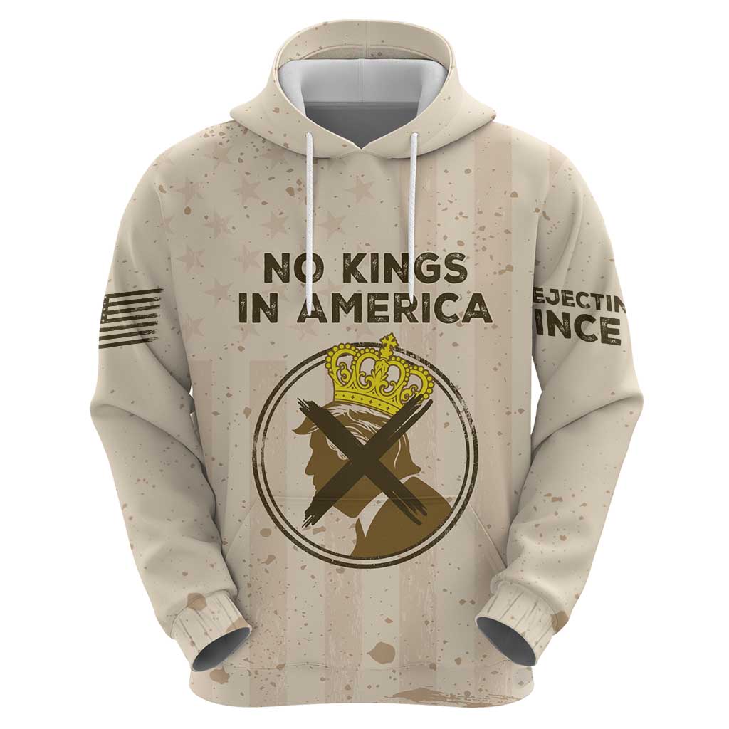 No Kings In America Zip Hoodie We The People - Wonder Print Shop
