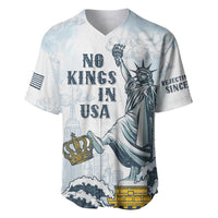 Funny Rejecting Kings Baseball Jersey Since 1776 No Kings In America Retro Style LT05
