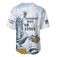 Funny Rejecting Kings Baseball Jersey Since 1776 No Kings In America Retro Style LT05