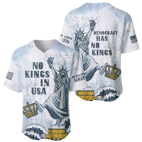 Funny Rejecting Kings Baseball Jersey Since 1776 No Kings In America Retro Style LT05