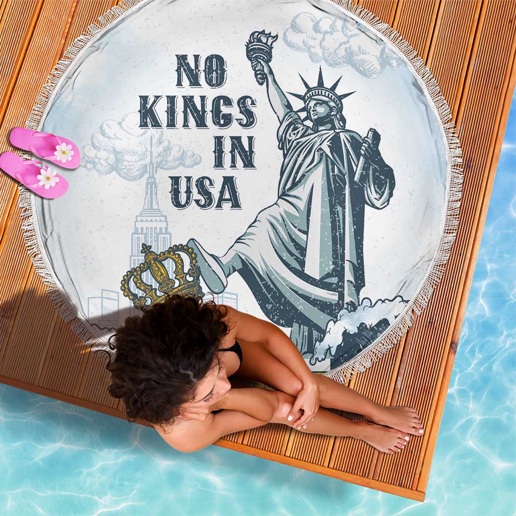 Funny Rejecting Kings Beach Blanket Since 1776 No Kings In America Retro Style LT05