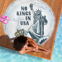 Funny Rejecting Kings Beach Blanket Since 1776 No Kings In America Retro Style LT05