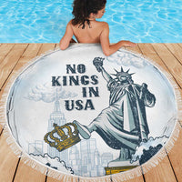 Funny Rejecting Kings Beach Blanket Since 1776 No Kings In America Retro Style LT05