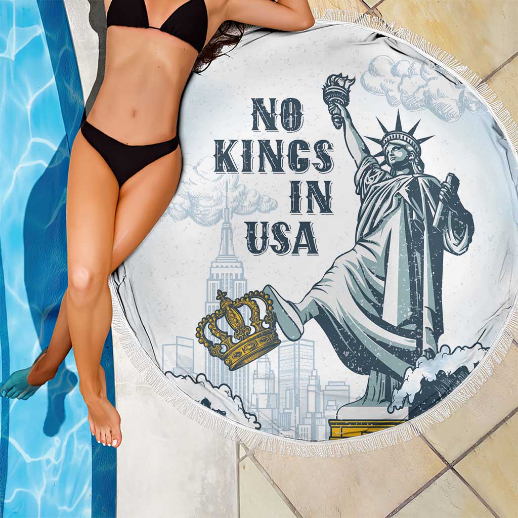 Funny Rejecting Kings Beach Blanket Since 1776 No Kings In America Retro Style LT05