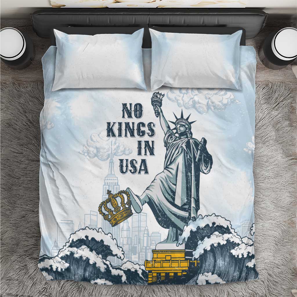 Funny Rejecting Kings Bedding Set Since 1776 No Kings In America Retro Style LT05