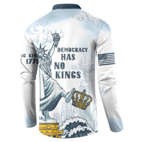 Funny Rejecting Kings Button Sweatshirt Since 1776 No Kings In America Retro Style LT05