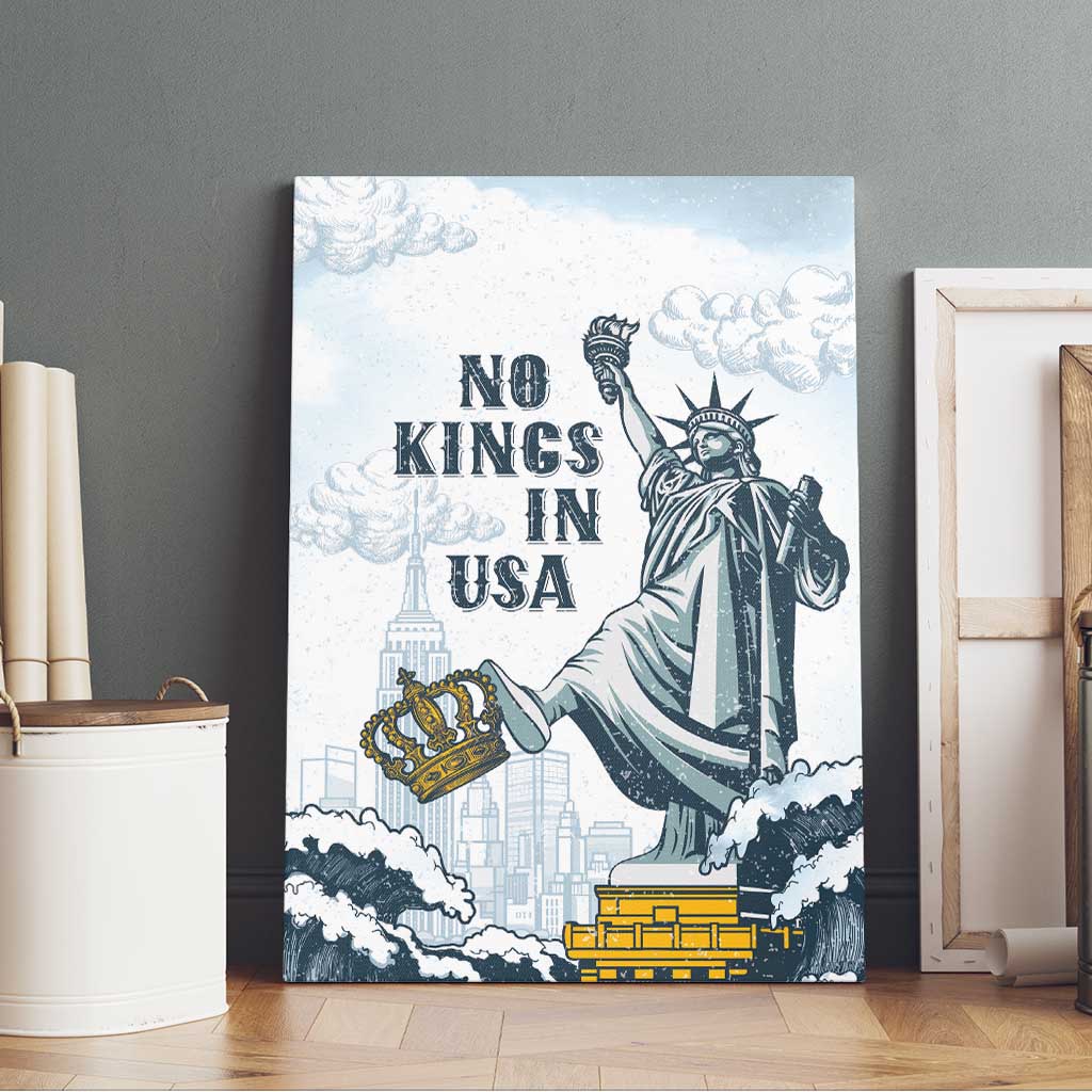Funny Rejecting Kings Canvas Wall Art Since 1776 No Kings In America Retro Style LT05