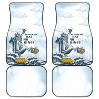 Funny Rejecting Kings Car Mats Since 1776 No Kings In America Retro Style LT05