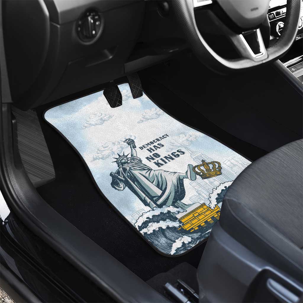 Funny Rejecting Kings Car Mats Since 1776 No Kings In America Retro Style LT05