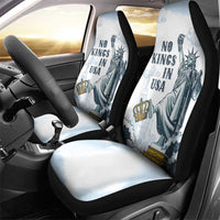 Funny Rejecting Kings Car Seat Cover Since 1776 No Kings In America Retro Style LT05