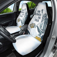 Funny Rejecting Kings Car Seat Cover Since 1776 No Kings In America Retro Style LT05