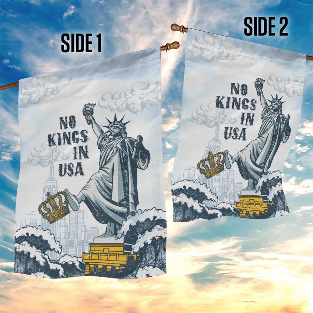 Funny Rejecting Kings Garden Flag Since 1776 No Kings In America Retro Style LT05