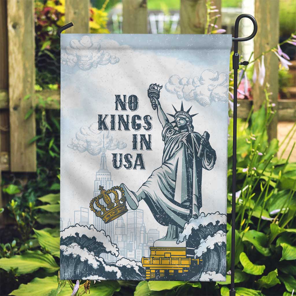 Funny Rejecting Kings Garden Flag Since 1776 No Kings In America Retro Style LT05