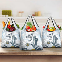 Funny Rejecting Kings Grocery Bag Since 1776 No Kings In America Retro Style LT05
