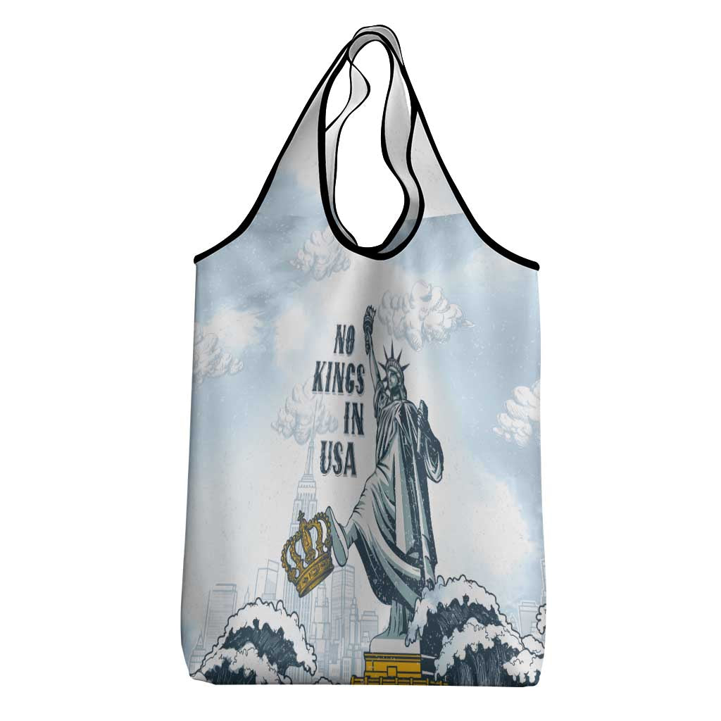 Funny Rejecting Kings Grocery Bag Since 1776 No Kings In America Retro Style LT05