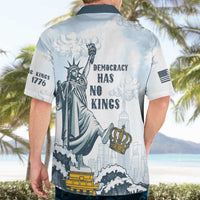 Funny Rejecting Kings Hawaiian Shirt Since 1776 No Kings In America Retro Style LT05