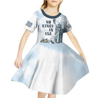Funny Rejecting Kings Kid Short Sleeve Dress Since 1776 No Kings In America Retro Style LT05